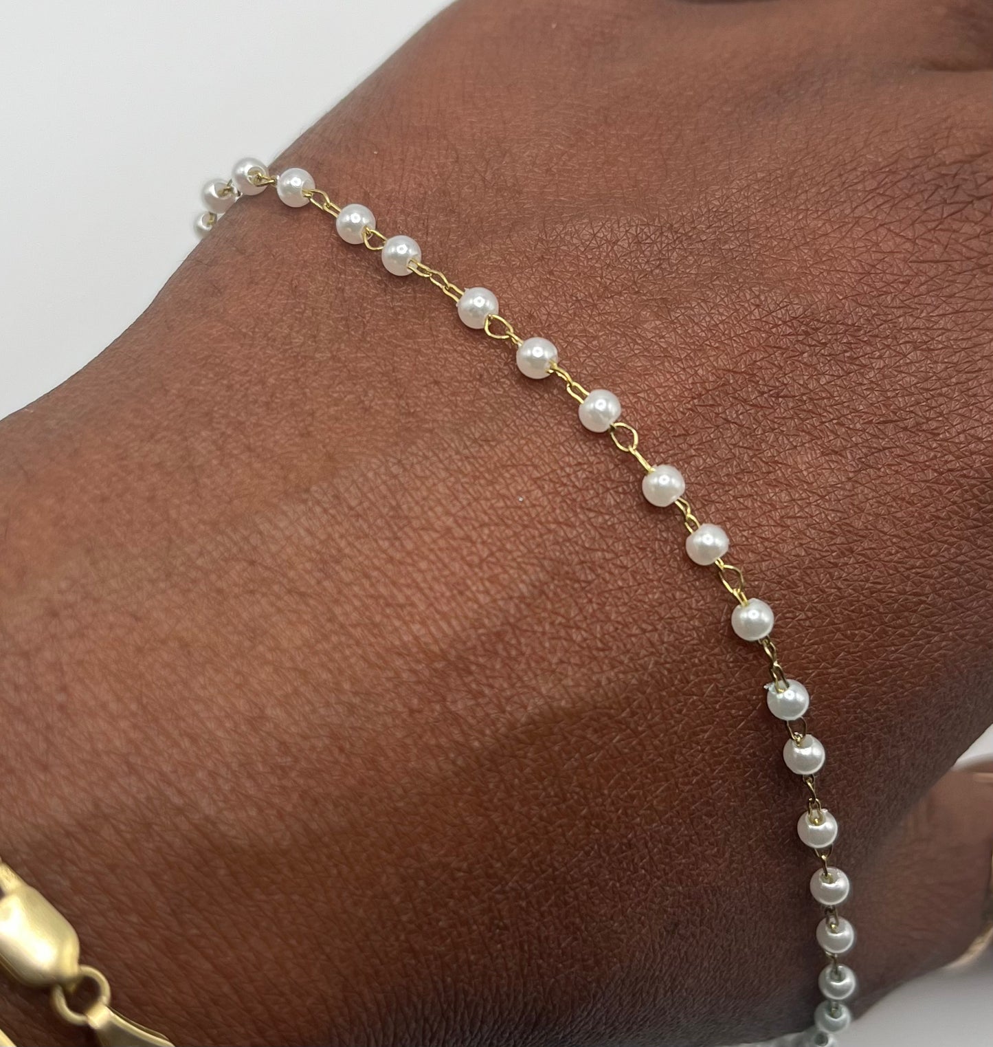 Pearl Nose to Ear Chain