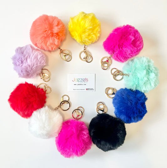 Pom Pom Key Chains